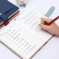 A5 College Ruled Leather Notebook with Phone Case Snap Closure Lay Flat 192 Page