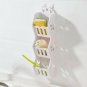 White Wooden Wall Shelf Hanging Home Decoration for Bathroom Kitchen Living Room