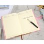 Marbling Leather Writing Journal Notebook with Lock Password Lock Personal Diary