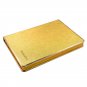 Golden Hardcover Ruled Paper Notebook with Gold Edge A5 288 Pages Personal Book