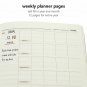 Golden Hardcover Ruled Paper Notebook with Gold Edge A5 288 Pages Personal Book