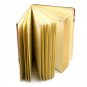 Golden Hardcover Ruled Paper Notebook with Gold Edge A5 288 Pages Personal Book