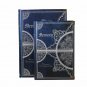 Vintage Hardcover Paper Notebook Lines Pages Medium and Large Size Retro Design