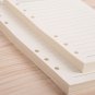 A5 Lined Paper Refill, 90 Sheets 100gsm Thick Paper for 6 Holes Ring Journal