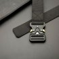 Mens Tactical Military Web Belts with Quick Release Buckle for Big and Tall, 49"