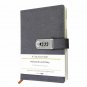 A5 Secret Journal Notebook for Teen Leather Hardcover Code Lock, Lined 200 Pages