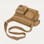 Mens Messenger Bag Canvas for Work and School Medium Size Crossbody Shoulder Bag