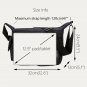 Mens Messenger Bag Canvas for Work and School Medium Size Crossbody Shoulder Bag