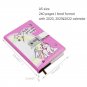 Unicorn Notebook with Combination Lock for Girls, 260 Pages Ruled Paper