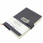 A5 Woven Leather Secret Diary with Digital Password Lock, 200 Pages Lined Paper