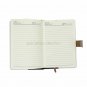 A5 Woven Leather Secret Diary with Digital Password Lock, 200 Pages Lined Paper
