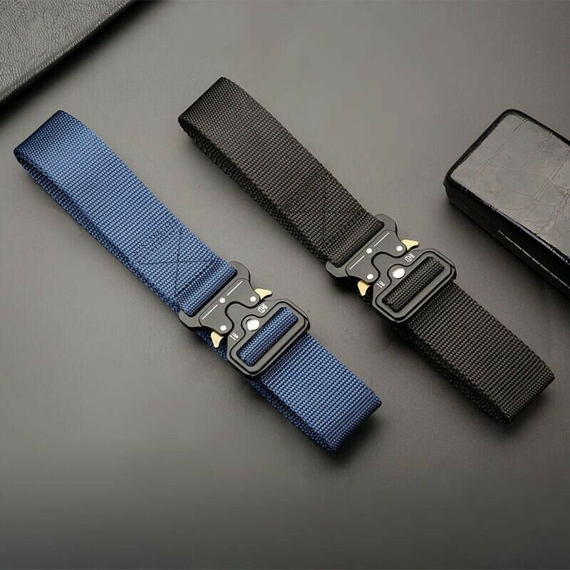 Men's Tactical Belt Big and Tall with Quick Release Buckle for Outdoor