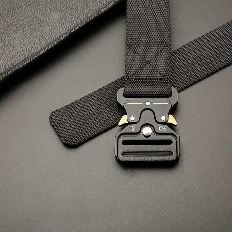 Men's Tactical Belt Big and Tall with Quick Release Buckle for Outdoor