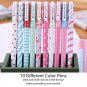 Bullet Dotted Journal Kit - Black Dotted Journal, Stencils, Colorful Pens, Washi Tapes