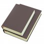 A5 Extra Thick Brown Leather Journal, Blank Paper Notebook Sketchbook, 640 Pages