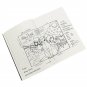 Thick 400 Pages Graph Paper Leather Notebook Soft Cover A5 Grid Paper Journal