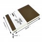 Thick 400 Pages Lined Paper Leather Journal Soft Cover A5 Lined Paper Notebook