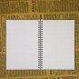 A5 Spiral Graph Paper Notebook Tansparent Hardcover 160 Pages Grid Paper Journal