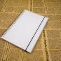 A5 Spiral Graph Paper Notebook Tansparent Hardcover 160 Pages Grid Paper Journal