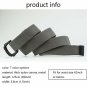 38mm Wide Heavy Duty Mens Elastic Stretch Belts with Double D Ring for Jeans