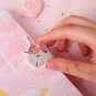 Cute Girls Unicorn Notebook Hard Cover 256 Pages Pink Lined Writing Paper Diary