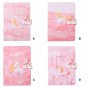 Cute Girls Unicorn Notebook Hard Cover 256 Pages Pink Lined Writing Paper Diary