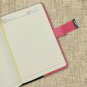 A5 Styish Pink Leather Combination Lock Journal for Grils, 220 Pages Lined Paper