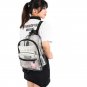 Girls Two-Compartment PVC Plastic Clear Backpack Transparent Travel School Bag