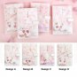 "Sakura and Cat" Leather Cover Daily Journal for Grils, 224 Pages Thick Paper