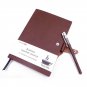 A5 Leather Journal Notebook with Lined Paper and Pen Loop 256 Pages ,Brown