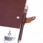A5 Leather Journal Notebook with Lined Paper and Pen Loop 256 Pages ,Brown