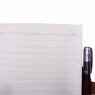 A5 Leather Journal Notebook with Lined Paper and Pen Loop 256 Pages ,Brown