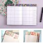 A5 Monthly Weekly Planner for Women Floral Leather Soft Cover Personal Journal
