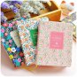 A5 Monthly Weekly Planner for Women Floral Leather Soft Cover Personal Journal