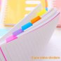 A5 Hard Cover 5 Subject Spiral Wide Ruled Paper Notebook for Writing, 240 Pages