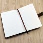 Digital Password Notebook Combination Lock Diary Black Leather Notebook