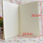 B5 Large Kraft Bulk Plain Sketchbook Journal Diary Notebook with Blank Paper 1PC