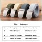 Mens Casual Canvas Belt Big and Tall for Jeans, Size 50, Size 56, Size 58