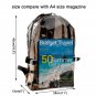 Large Womens Clear Bag for Stadium and Travel Girls Transparent School Backpack