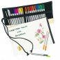 Art Design Drawing Kit: 36 Watercolor Pencils with Pencil Case and B5 Notebook