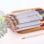 Art Design Drawing Kit: 36 Watercolor Pencils with Pencil Case and B5 Notebook