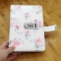 Elegant Rose Leather Serect Notebook with Password Lock for Girls, 200 Pages