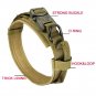 Durable Tactical Army Dog Collar and Leash for Training, K9 Dog Sullpies