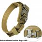 Durable Tactical Army Dog Collar and Leash for Training, K9 Dog Sullpies