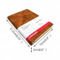 360 Pages A5 Line Journal Paper Notebook with Embossed Deer Faux Leather Cover