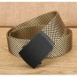 38mm Wide Mens Nylon Belt Military Waist Belt with Removable Buckle for Jeans