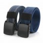 Big and Tall Nylon Belts with Outdoor Slider Buckle for Men, 130cm to 140cm Belt
