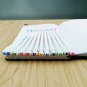 Green Cover Spiral Notebook, Washi Tape and Fineliner Colored Pen for Journaling