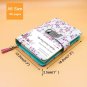 A6 Refillable Diary Book with lock for Girls and Women, Floral Cover, 160 Pages