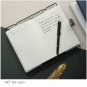 200 Pages Ruled Paper Notebook with Password Lock for Boys & Girls Leather Cover